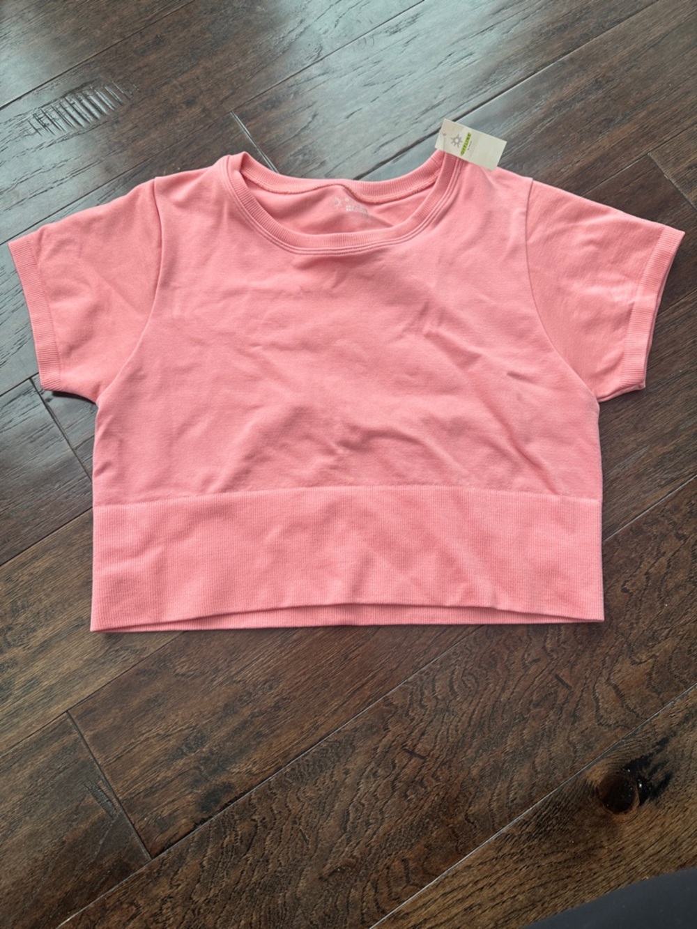 aerie Pink Cropped Tee